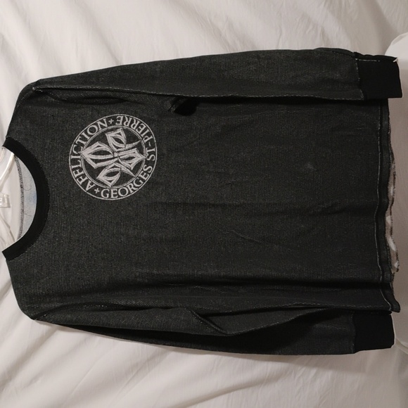 SALE! RARE! Affliction Reversible Thermal Long Sleeve Shirt Sz.L Like New - Picture 4 of 8